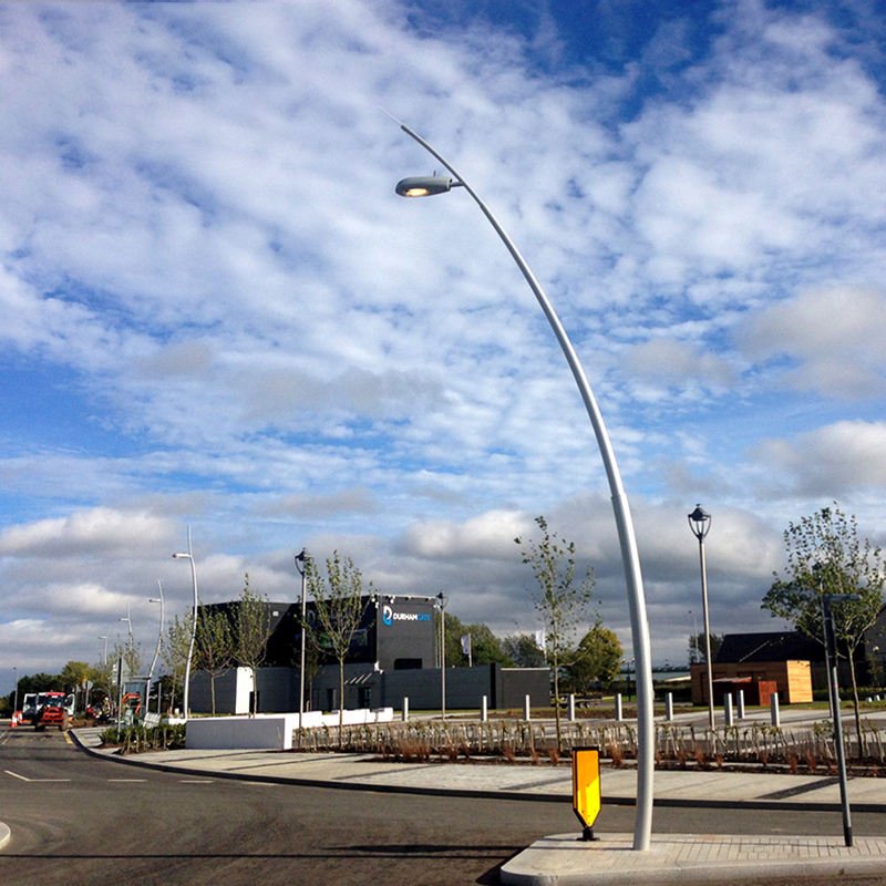 Bent Light Pole