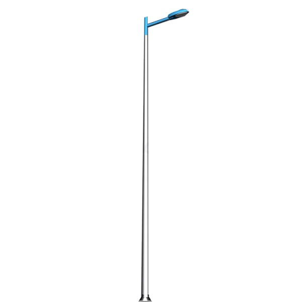 Single arm light pole