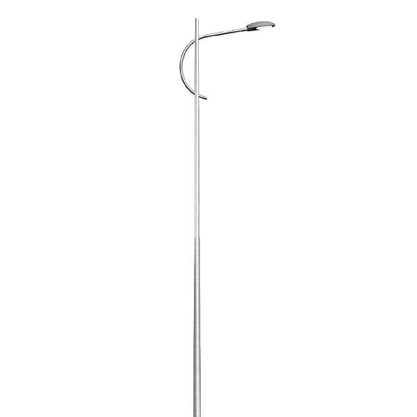 Single arm light pole