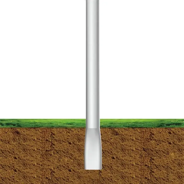 aluminum direct burial light pole