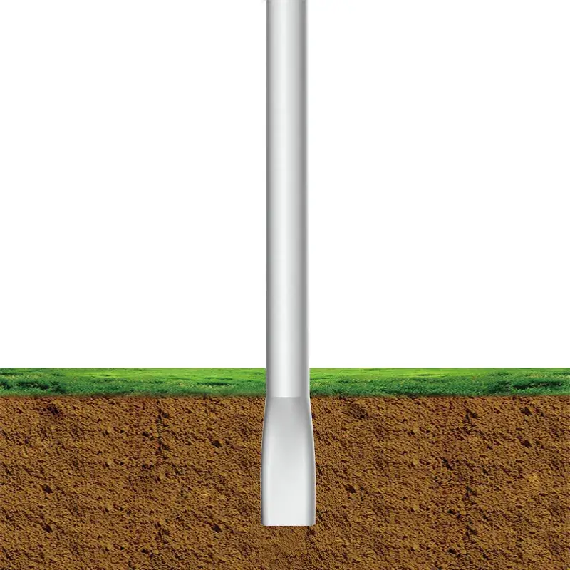 aluminum direct burial light pole