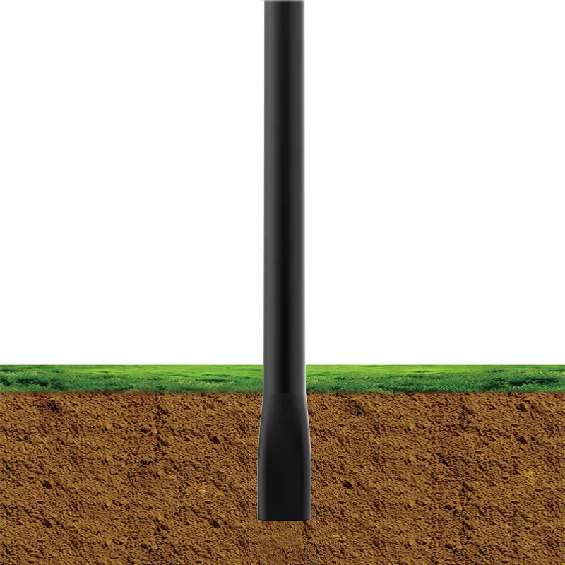 Aluminum Direct Burial Light Pole