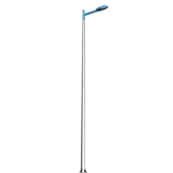 Single arm light pole