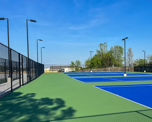 Tennis court lighing
