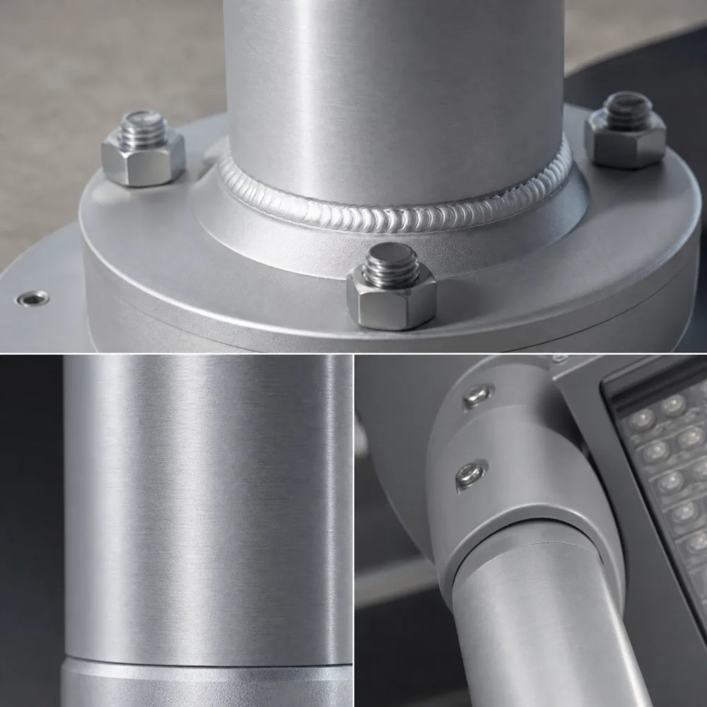 aluminum light pole