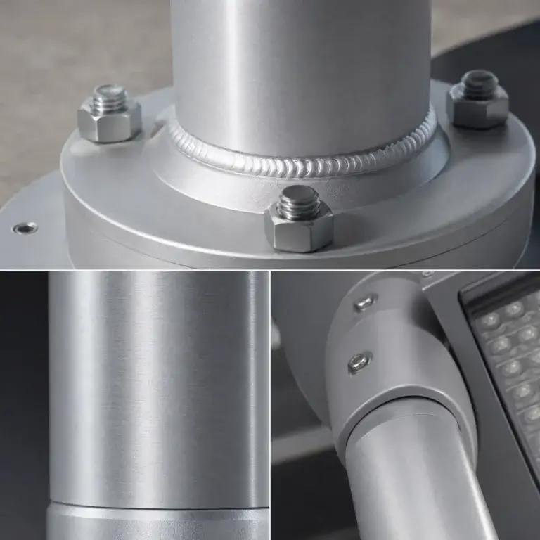 aluminum light pole