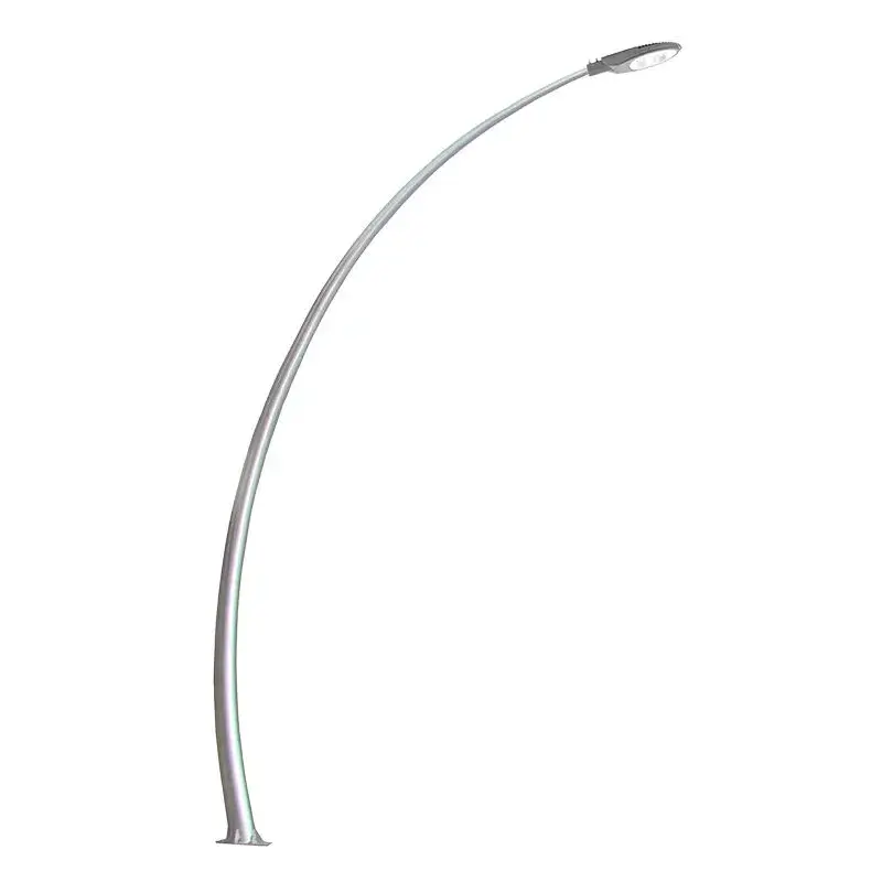 curved light pole