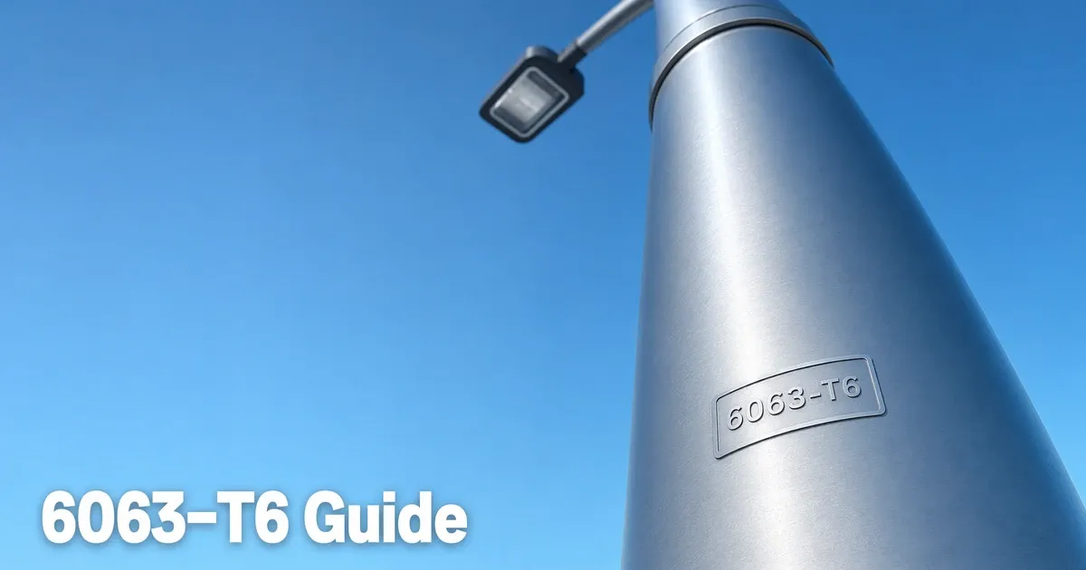 6063-T6 Aluminum Light Pole Guide