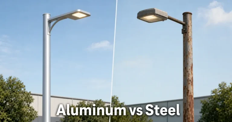Aluminum Light Poles vs Steel Light Poles