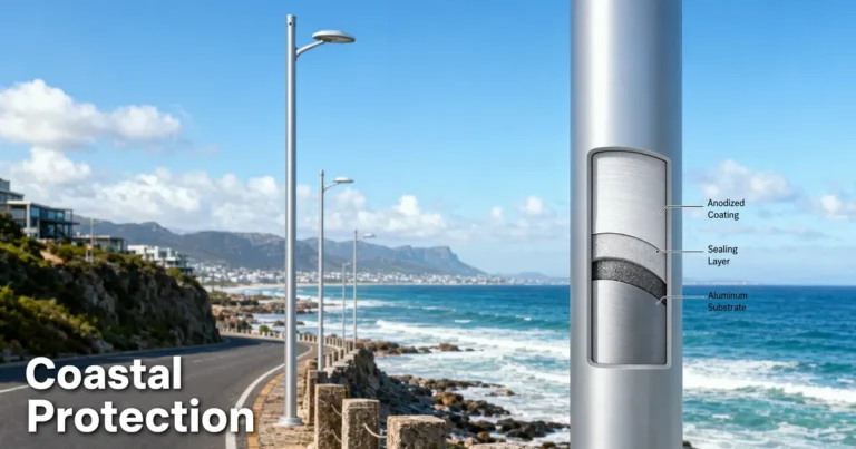 Coastal Corrosion Protection for Light Poles