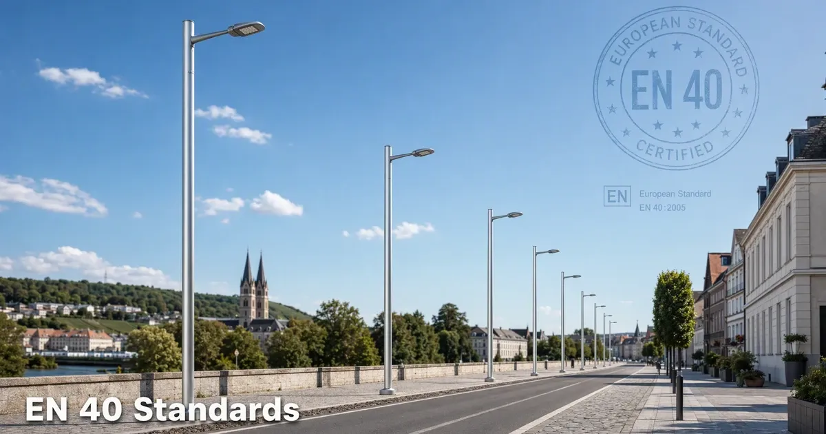 EN 40 Light Pole Standards