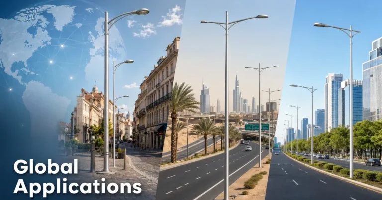 Global Applications of Aluminum Light Poles