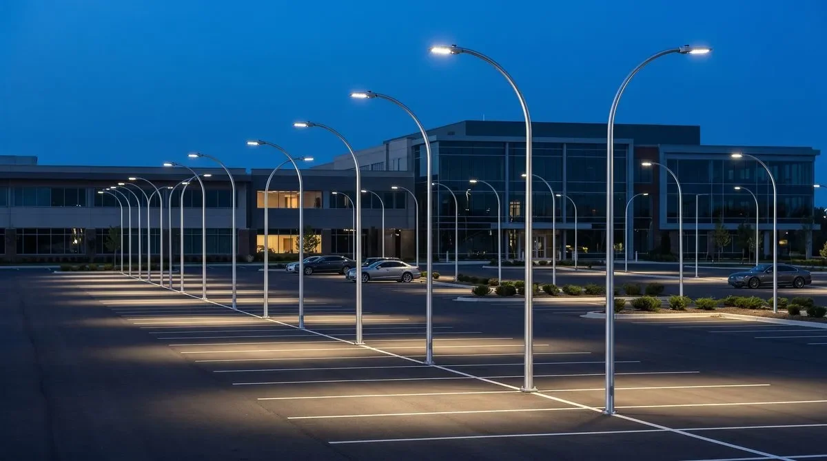 aluminum daivit light pole parking-lot Stainless steel daivit light pole