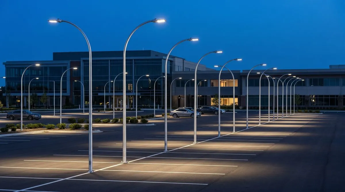 aluminum daivit light pole parking-lot Stainless steel daivit light pole