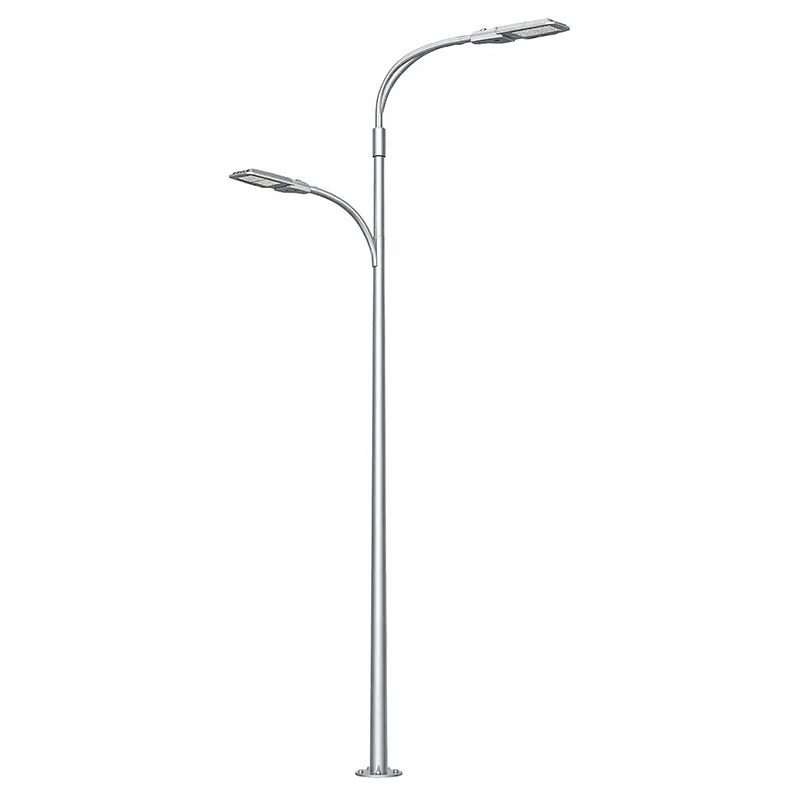 aluminum high and low arm light pole