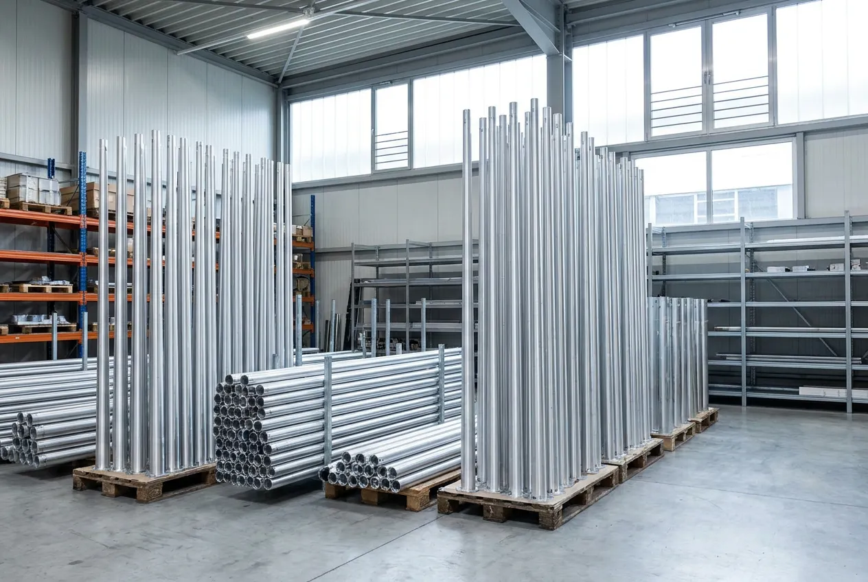 aluminum light pole