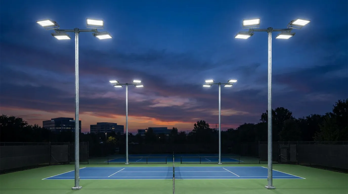 Tennis Court Light Pole