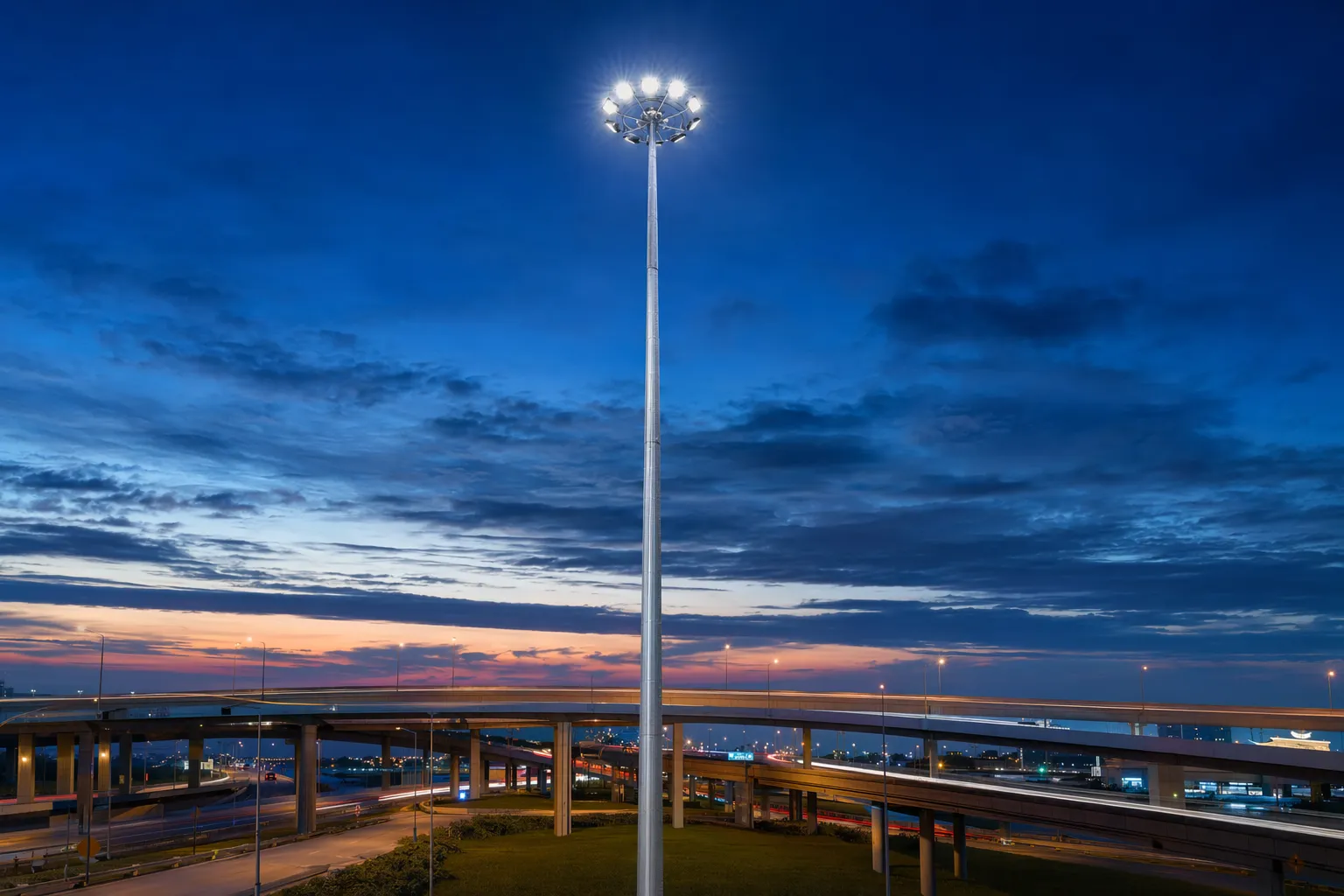 high mast lighting pole