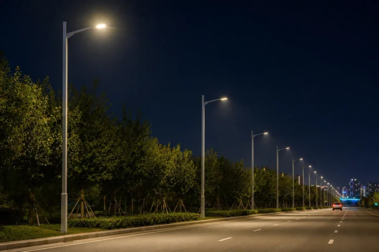 aluminum single arm light pole
