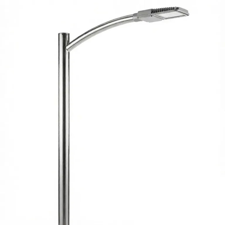 single arm light pole