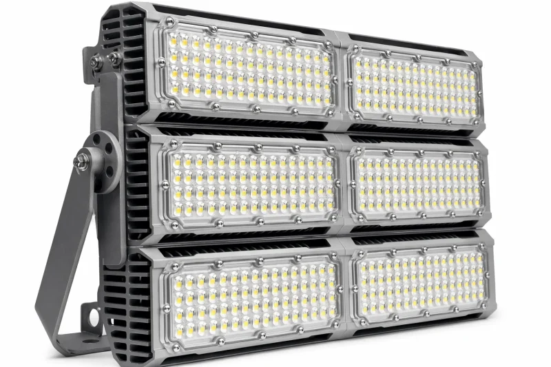 LED Luminaire flood light pole