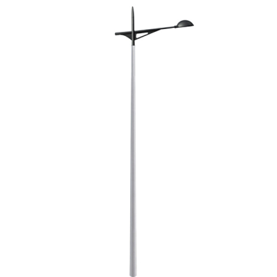 Single arm street light pole