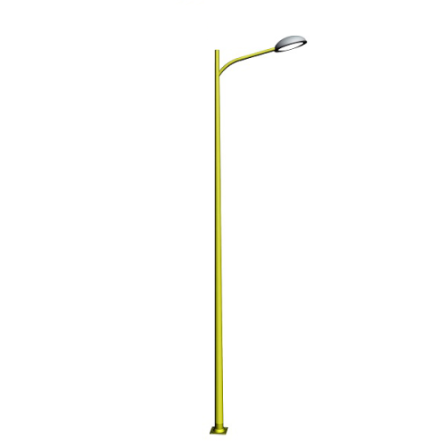 Single arm light pole