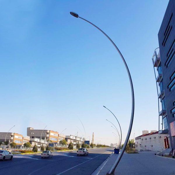 Stainless Steel Great Curved Light Pole