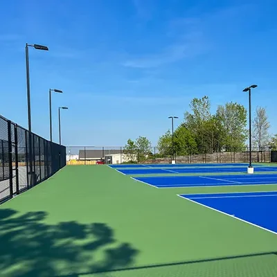 Tennis court lighing
