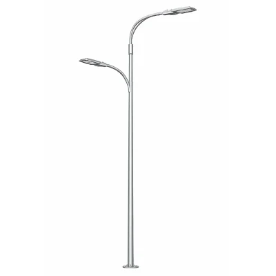 aluminum high and low arm light pole