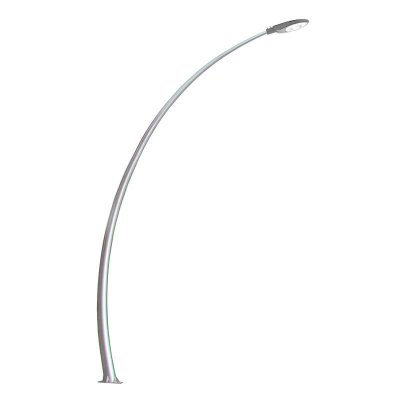 curved light pole