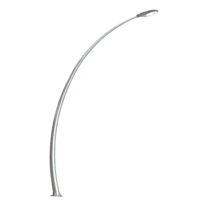 curved light pole