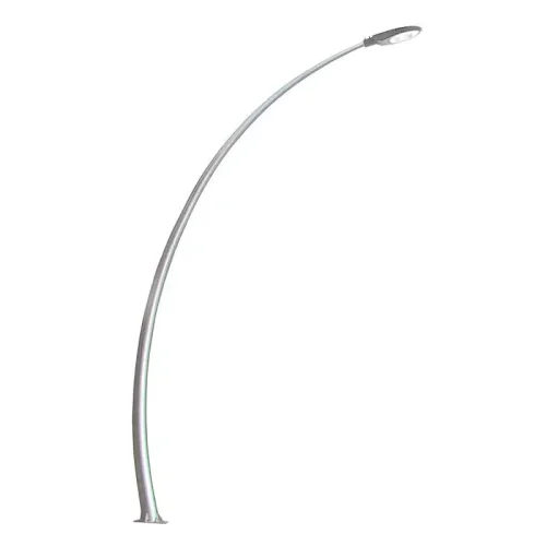 curved light pole