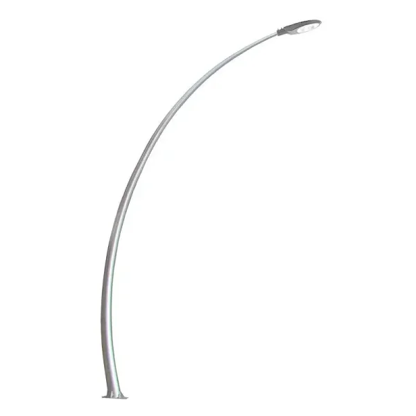 curved light pole