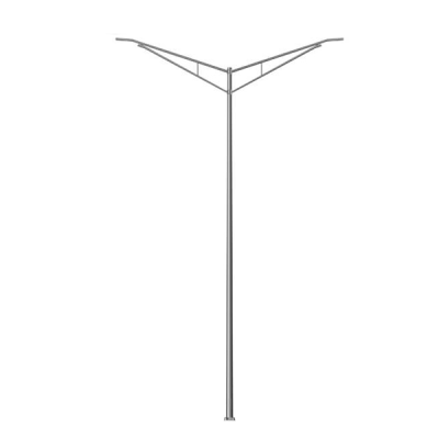 double arm light pole