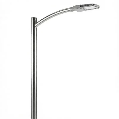 single arm light pole